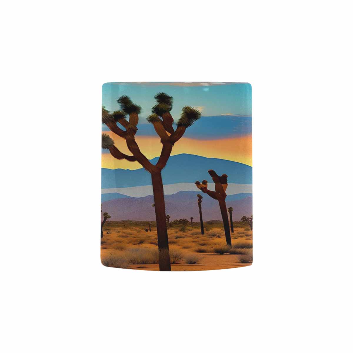 Coffee Mug, tea cup, desert scene, design 3