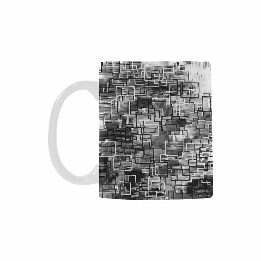 Quality Mug, coffee mug, tea cup, B & W Abstract, Set 1, design 93