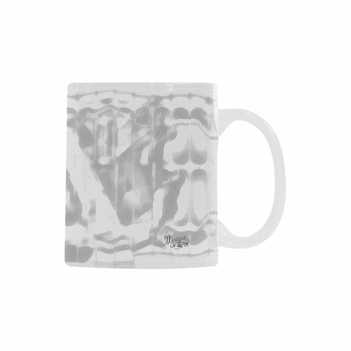 Quality Mug, coffee mug, tea cup, B & W Abstract, Set 1, design 101