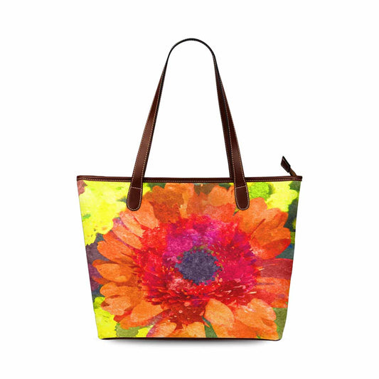 Classic Fabric handbag, watercolor floral, design 46