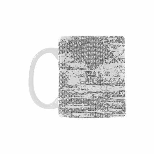 Quality Mug, coffee mug, tea cup, B & W Abstract, Set 1, design 81