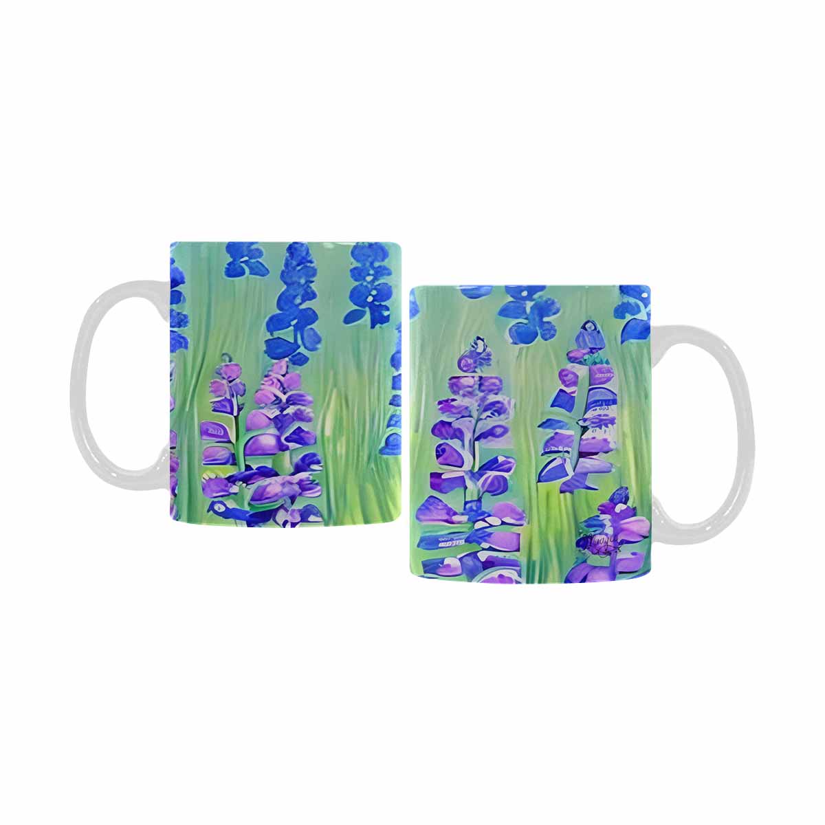 Quality Mug, coffee mug, tea cup, Bright florals, Set 1, Design 101