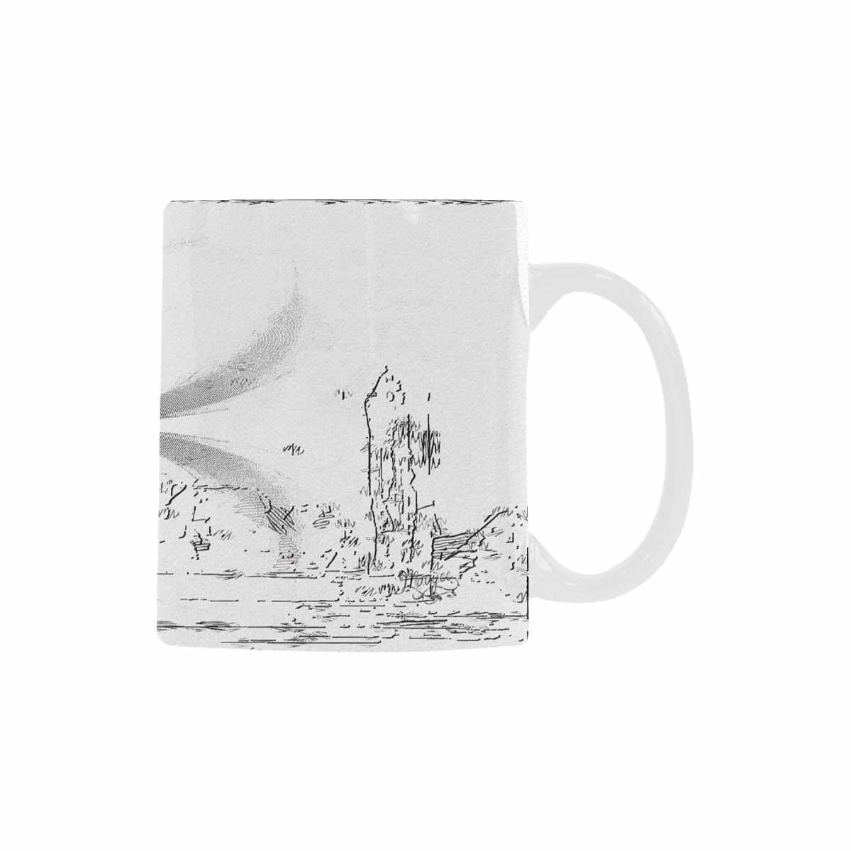 Quality Mug, coffee mug, tea cup, B & W Abstract, Set 1, design 97