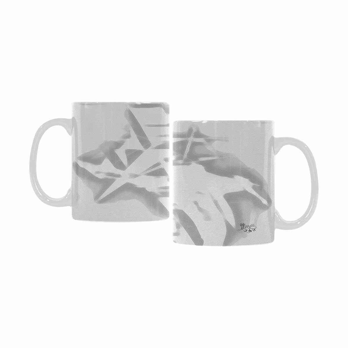 Quality Mug, coffee mug, tea cup, B & W Abstract, Set 1, design 99