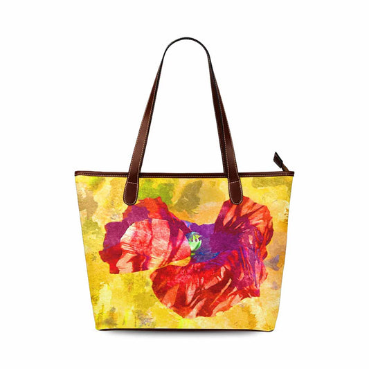 Classic Fabric handbag, watercolor floral, design 188