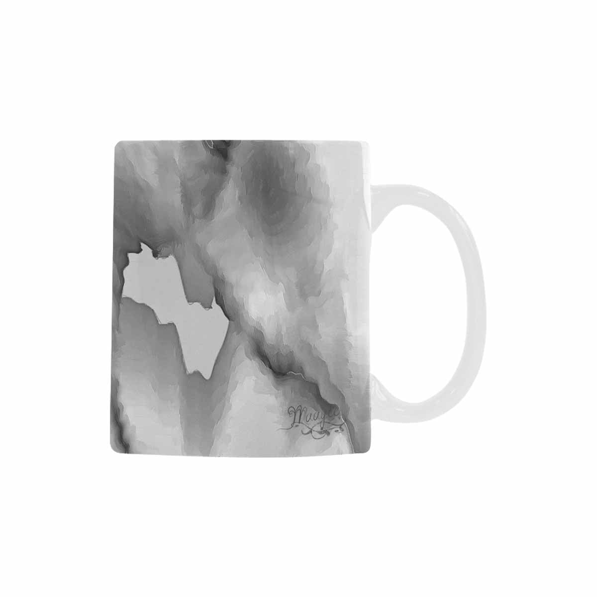 Quality Mug, coffee mug, tea cup, B & W Abstract, Set 1, design 160