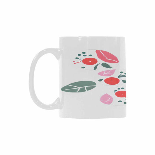 Quality Mug, coffee mug, tea cup, Bright florals, Set 2, design 17