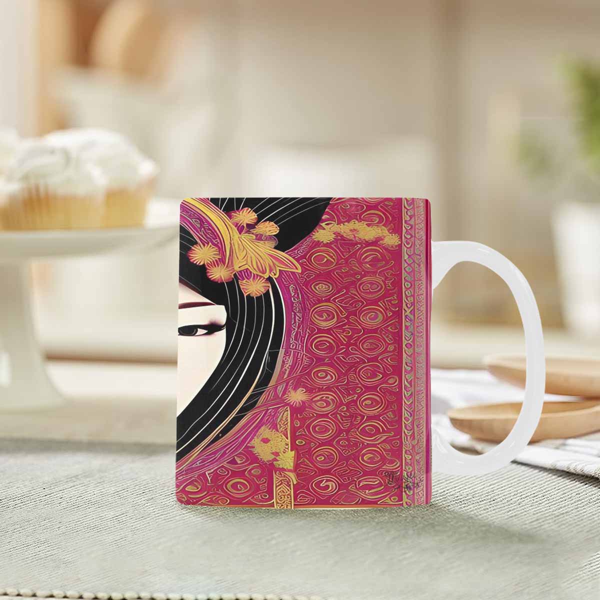 Quality Mug, coffee mug, tea cup, Asian Faces, Design 4