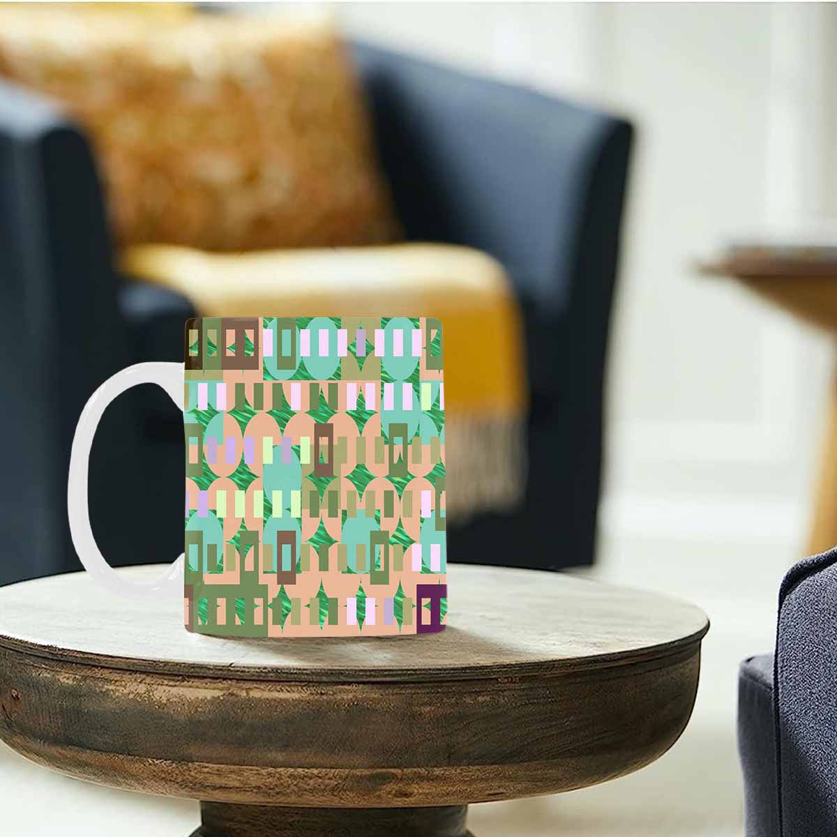 Unique Abstract design coffee mug, set 1, design 151