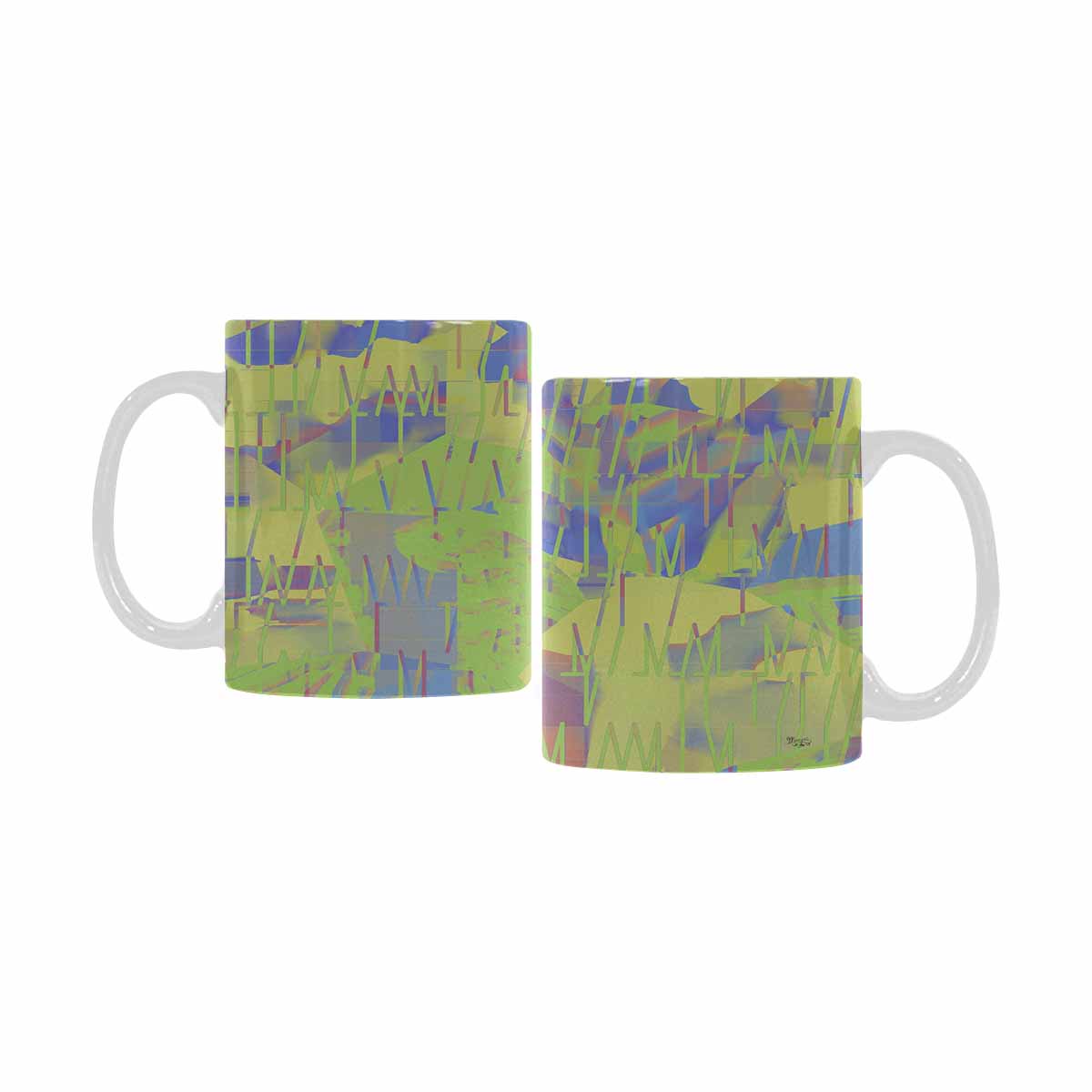 Unique Abstract design coffee mug, set 1, design 182