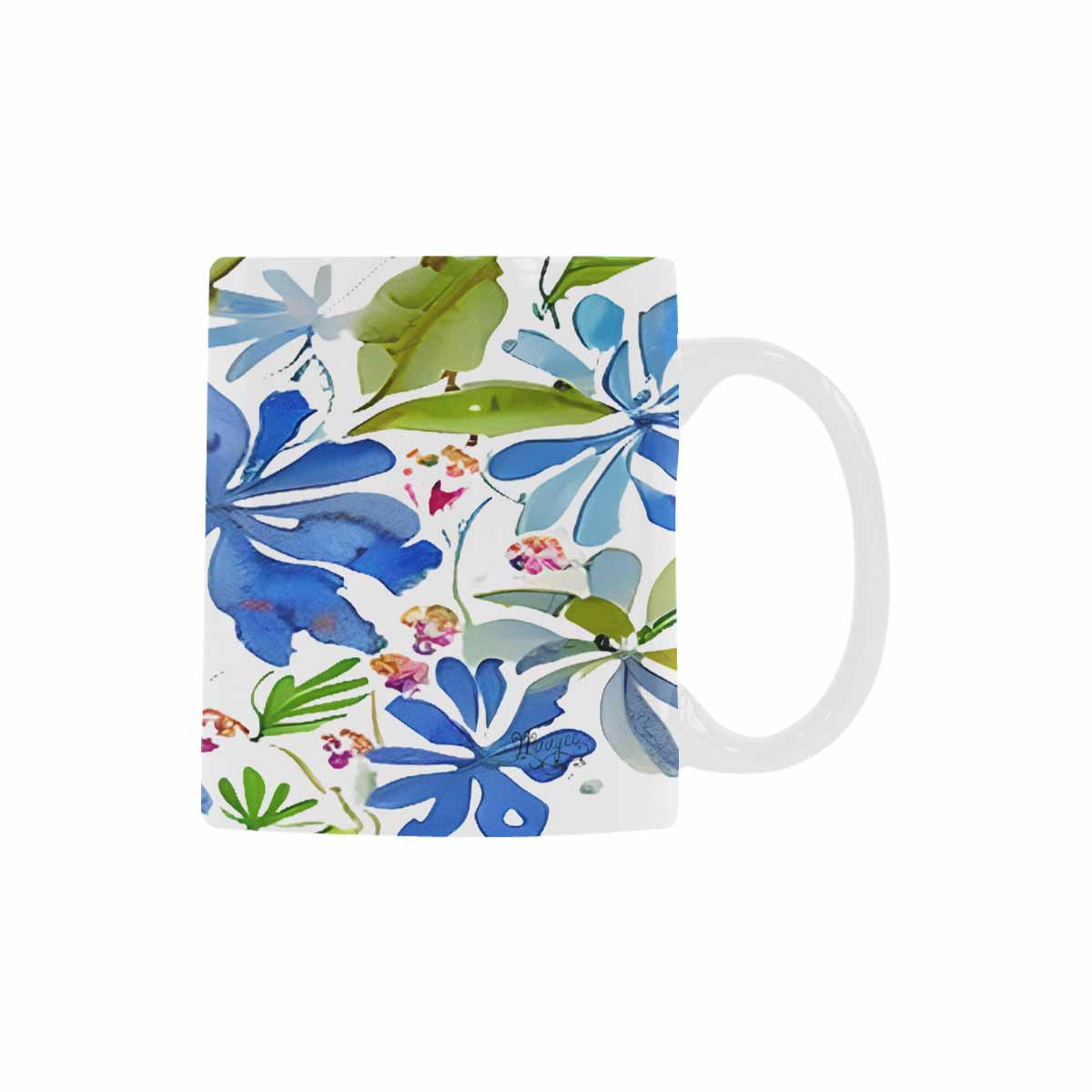 Quality Mug, coffee mug, tea cup, Bright florals, Set 1A, Design 36