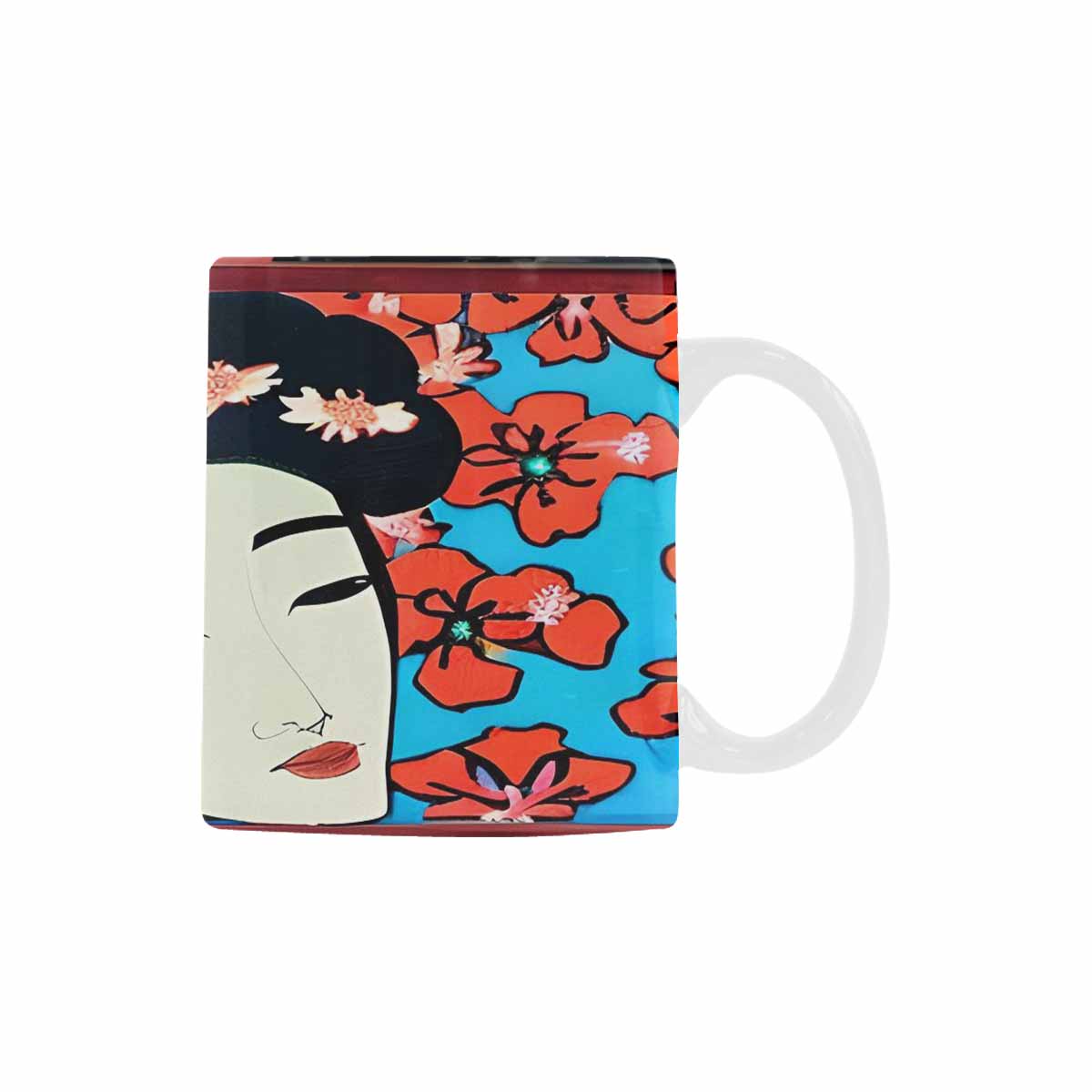 Quality Mug, coffee mug, tea cup, Asian Faces, Design 57