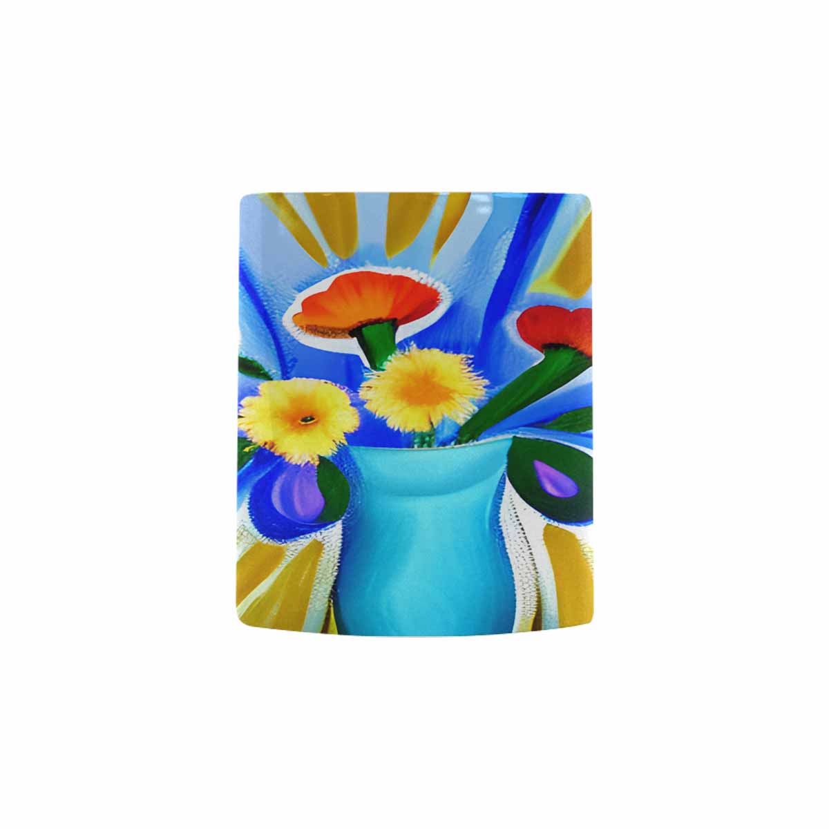 Quality Mug, coffee mug, tea cup, Bright florals, Set 1, Design 73