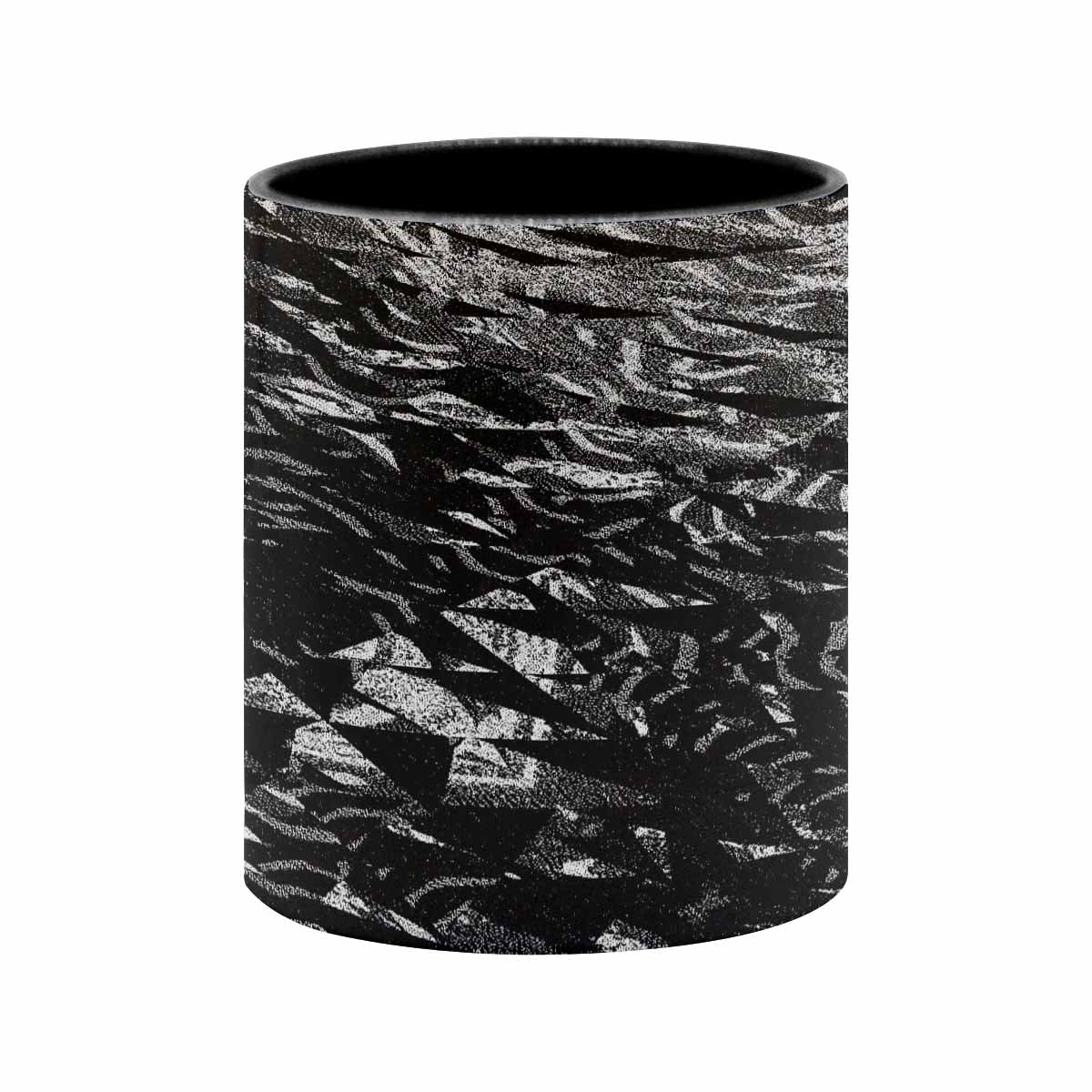 Coffee Mug, tea cup, black core, abstract, design 131