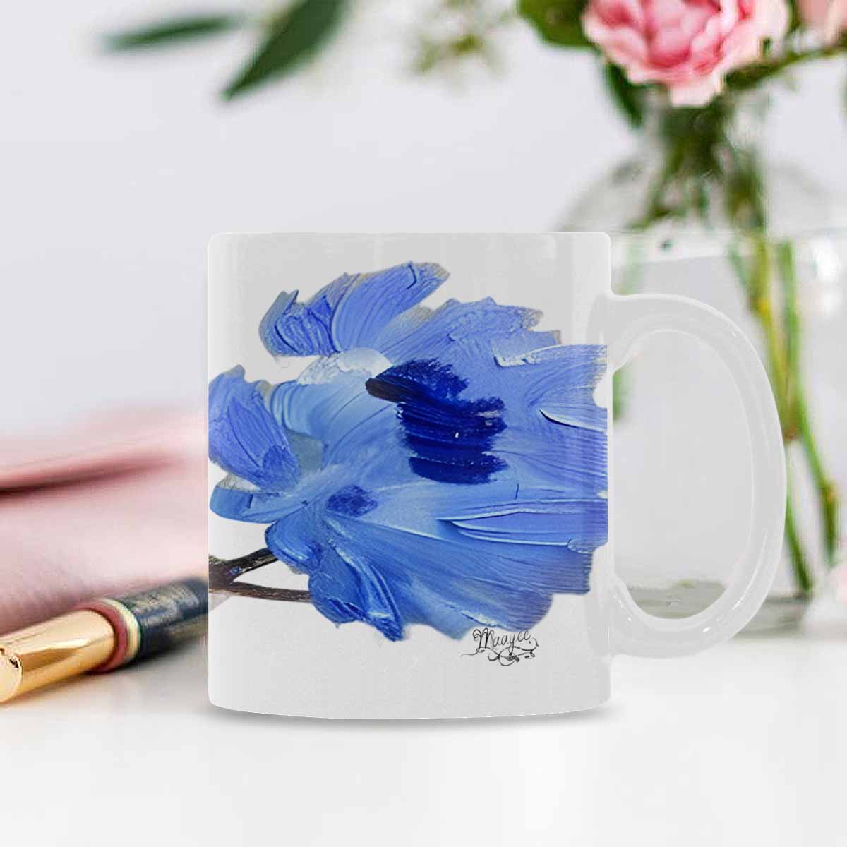 USA made Quality Mug, coffee mug, tea cup, Bright florals, Set 1A, Design 165