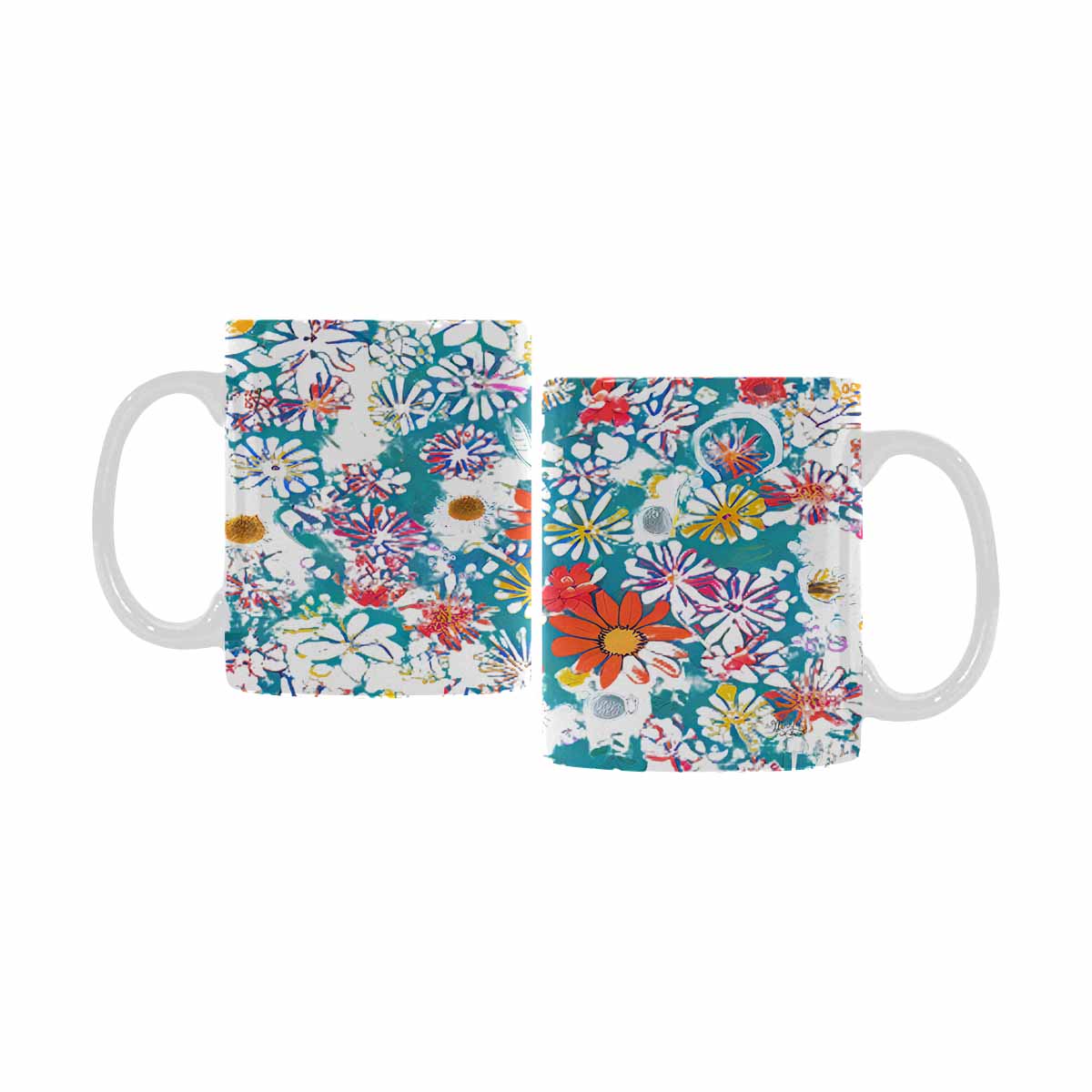 Quality Mug, coffee mug, tea cup, Set 1A, Mixed Floral design 44