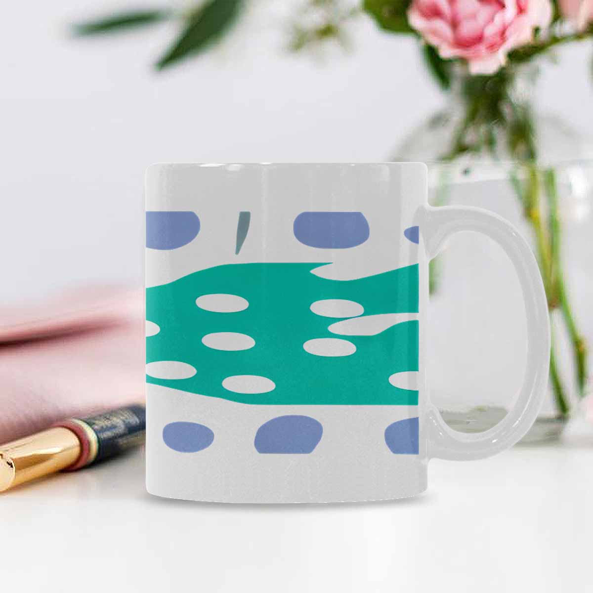 Quality Mug, coffee mug, tea cup, Bold Abstract, Set 1, design 110