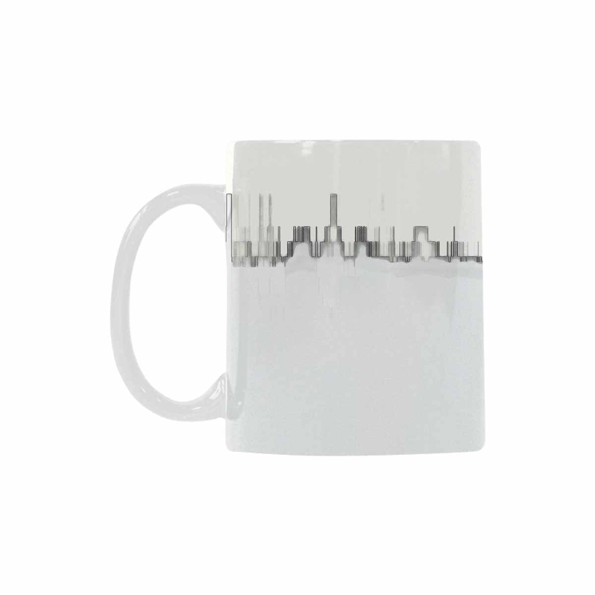 Quality Mug, coffee mug, tea cup, B & W Abstract, Set 1, design 142