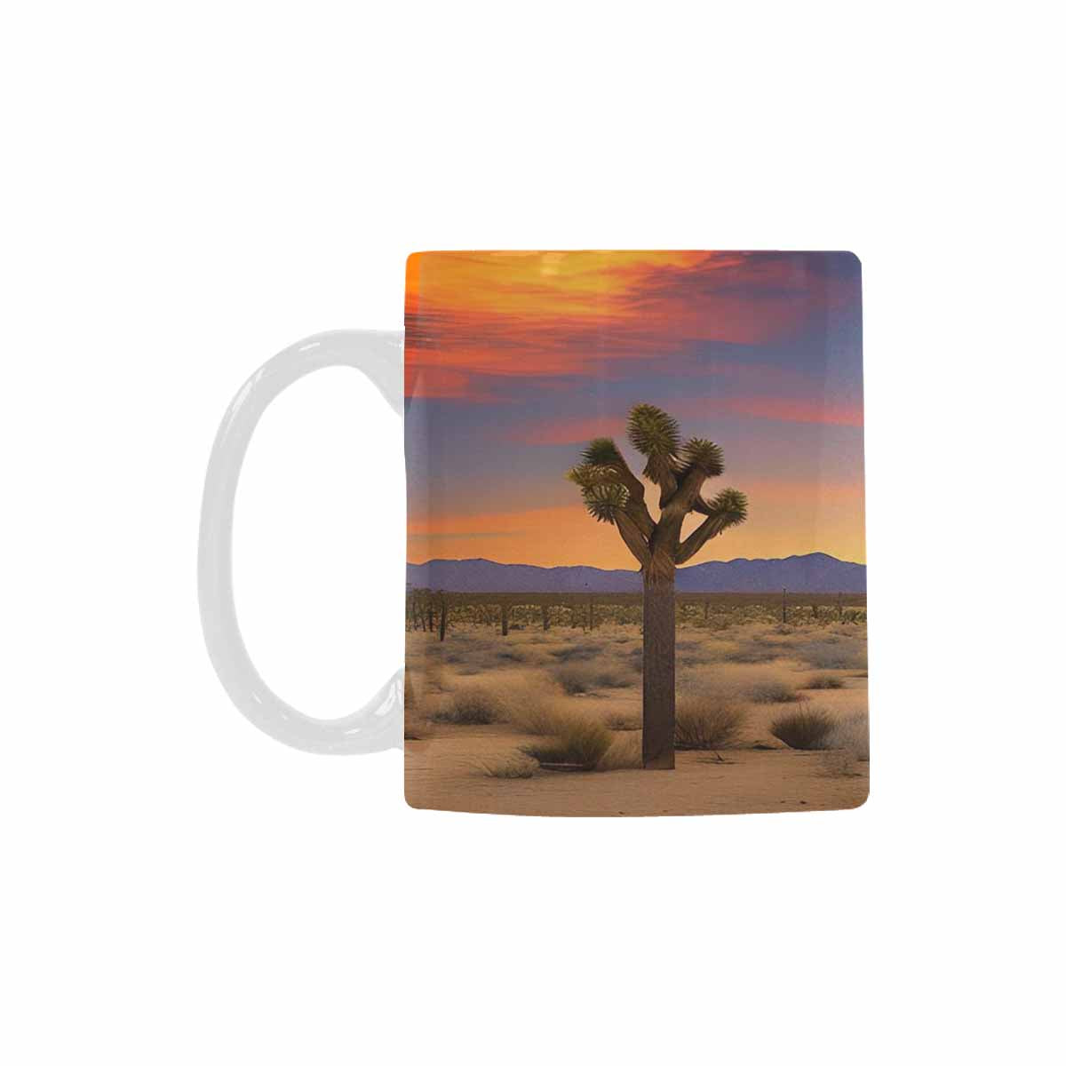 Coffee Mug, tea cup, desert scene, design 6