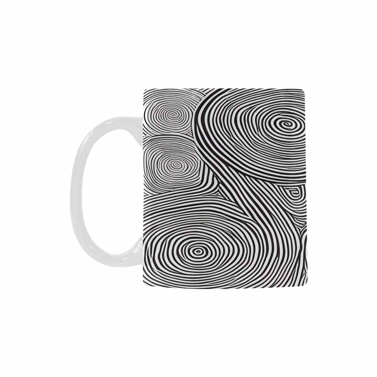 Quality Mug, coffee mug, tea cup, B & W Abstract, Set 1, design 30