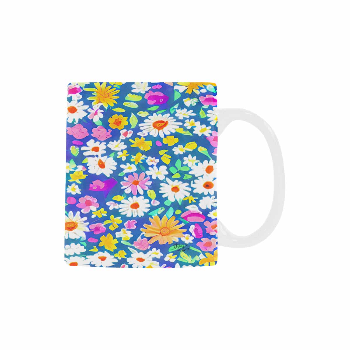 USA made, Quality Mug, coffee mug, tea cup, Set 1A, Mixed Floral design 21