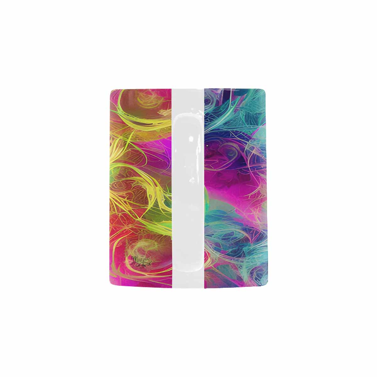 USA, Color Coffee Mug, tea cup, caucasian Face, design 15