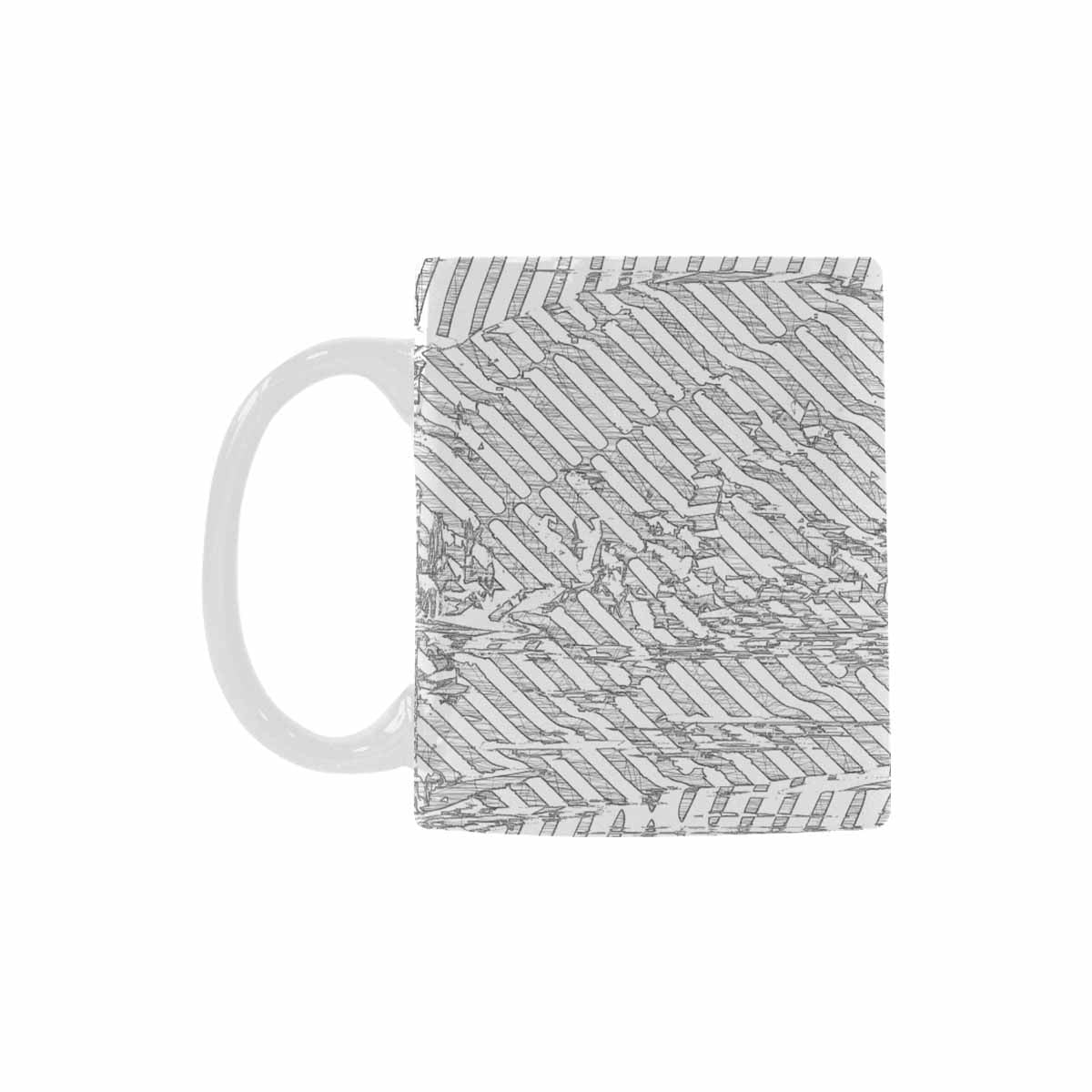 Quality Mug, coffee mug, tea cup, B & W Abstract, Set 1, design 165