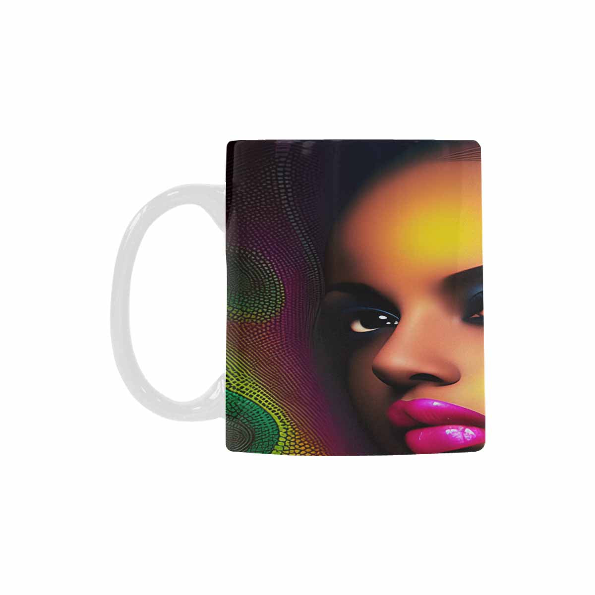 Quality Mug, coffee mug, tea cup, Black Faces, Set 1, design 71