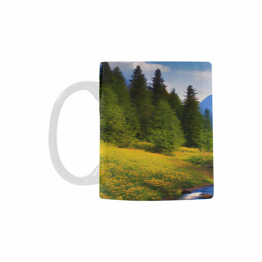 Rivers & Mountains Landscape mugs, set 1 design 19