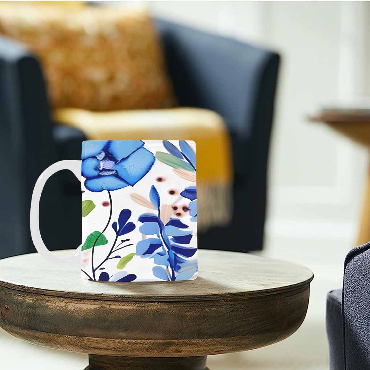 Quality Mug, coffee mug, tea cup, Bright florals, Set 1, Design 32