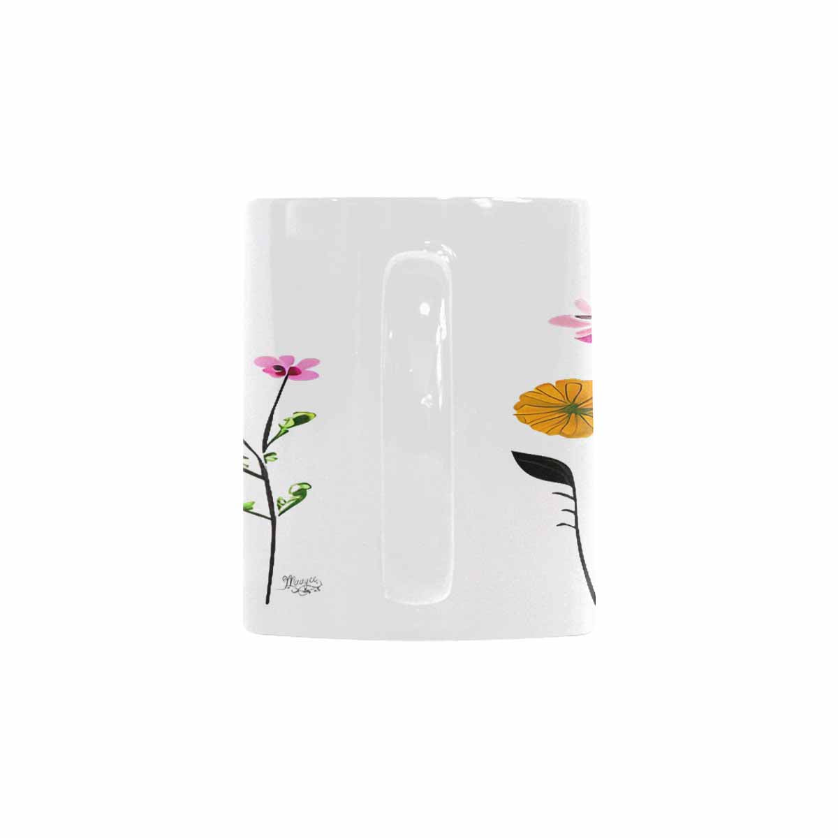 Quality Mug, coffee mug, tea cup, Bright florals, Set 2, design 77