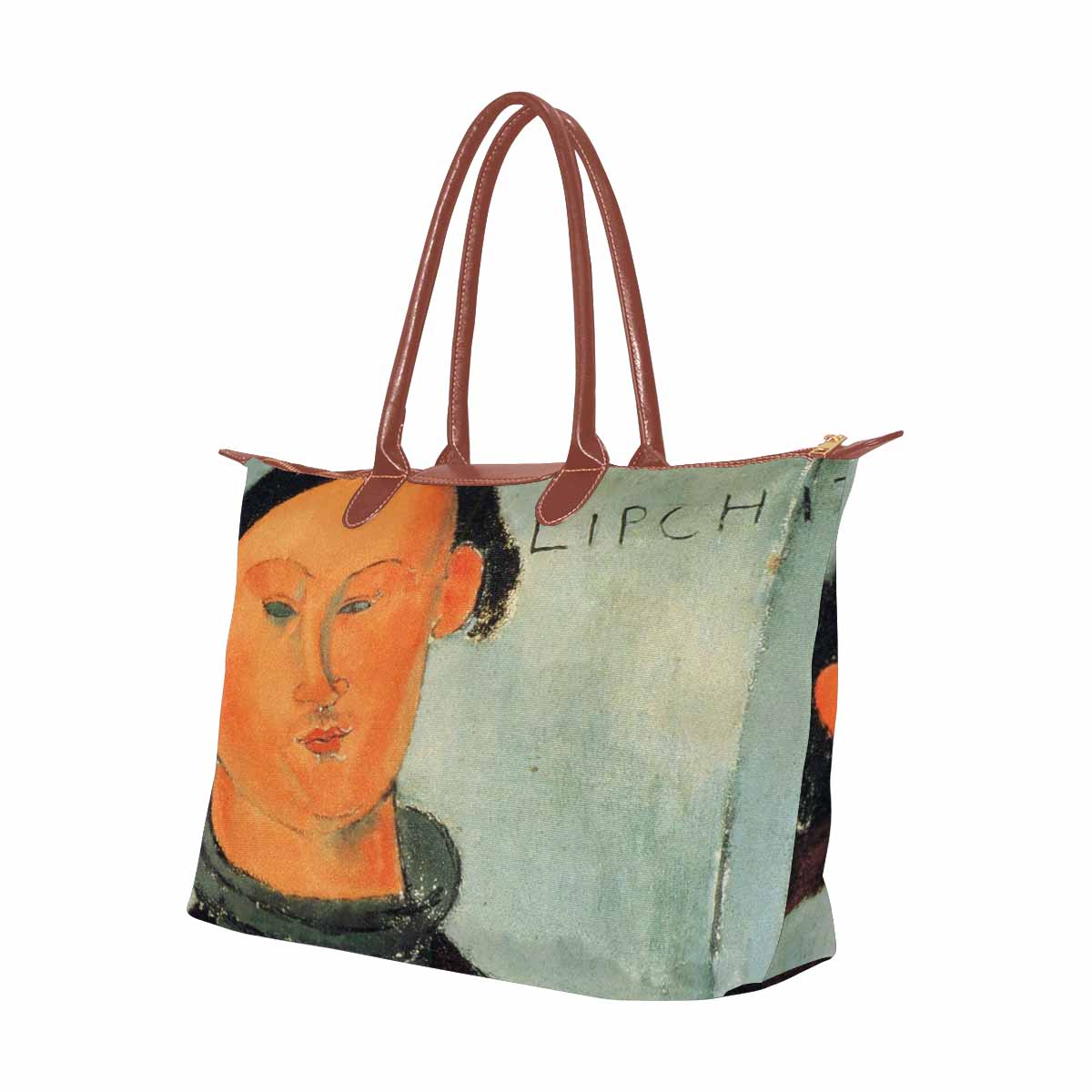 Classic handbag, Modigliani design, choice of 2 colors, Jacques Lipchitz and his woman version 1 & 2