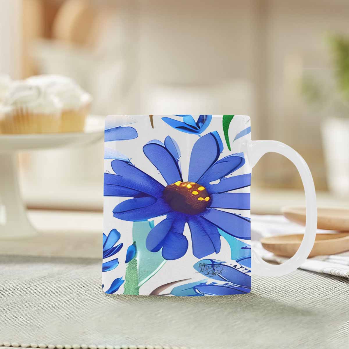 Quality Mug, coffee mug, tea cup, Bright florals, Set 1A, Design 45