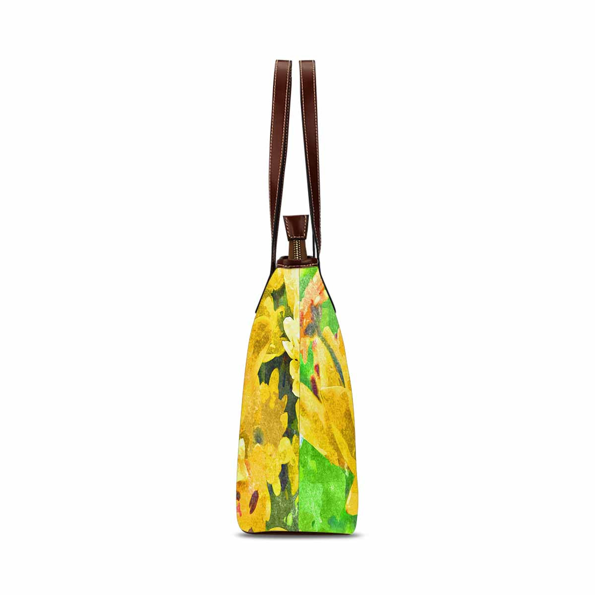 Classic Fabric handbag, watercolor floral, design 148