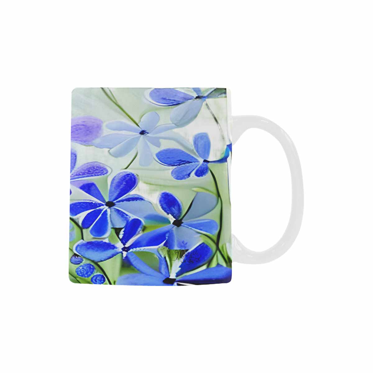 Quality Mug, coffee mug, tea cup, Bright florals, Set 1A, Design 76