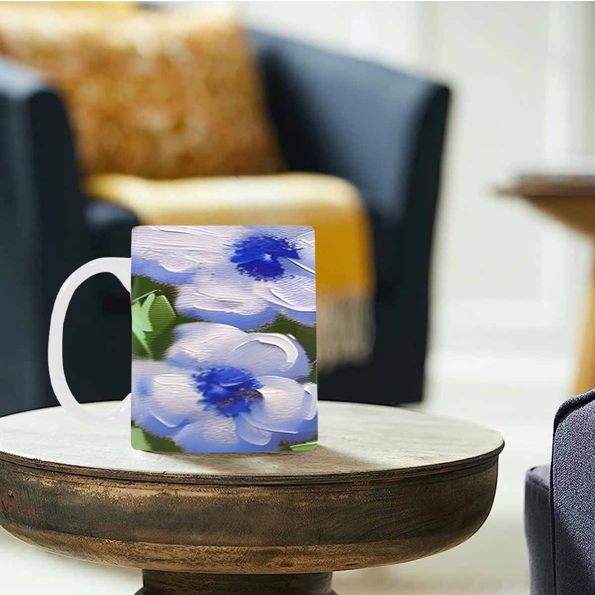 Quality Mug, coffee mug, tea cup, Bright florals, Set 1, Design 166