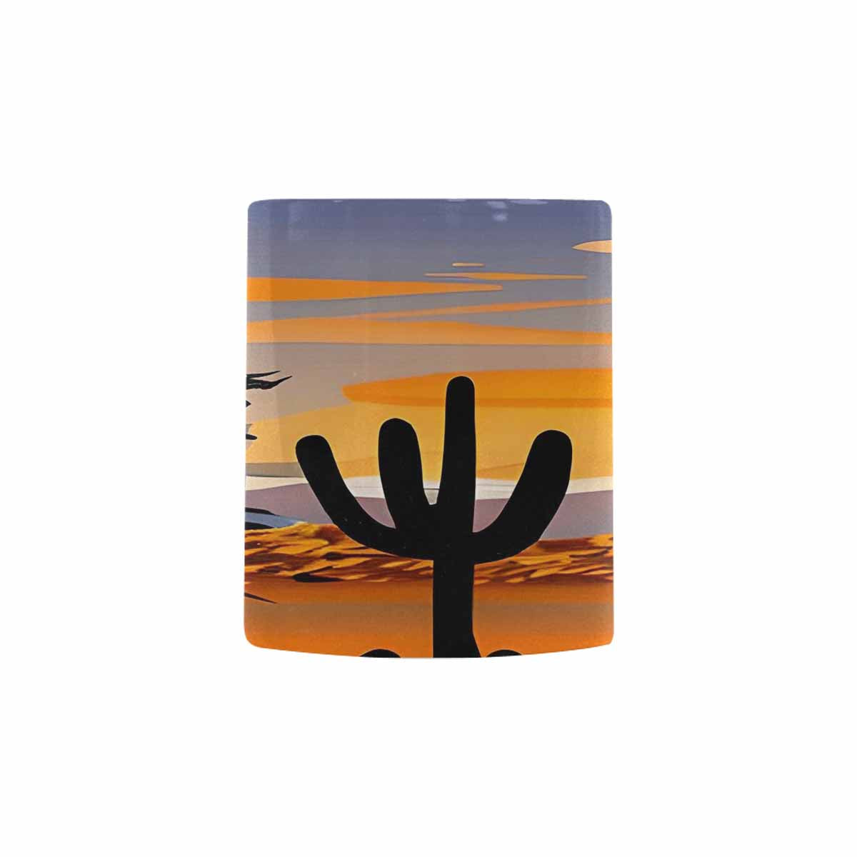 Coffee Mug, tea cup, desert scene, design 96