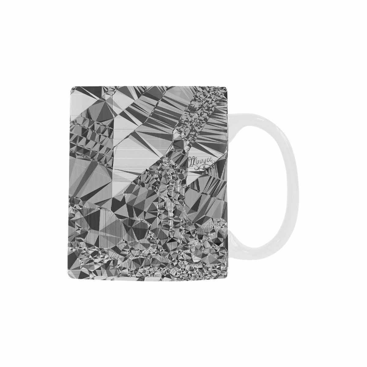 Quality Mug, coffee mug, tea cup, B & W Abstract, Set 1, design 168