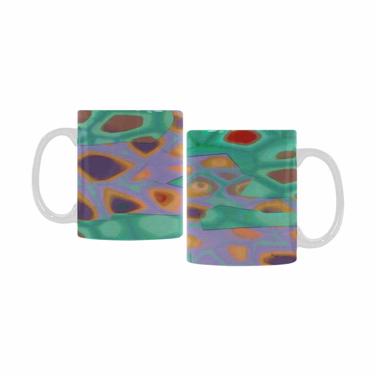 Unique Abstract design coffee mug, set 1, design 198