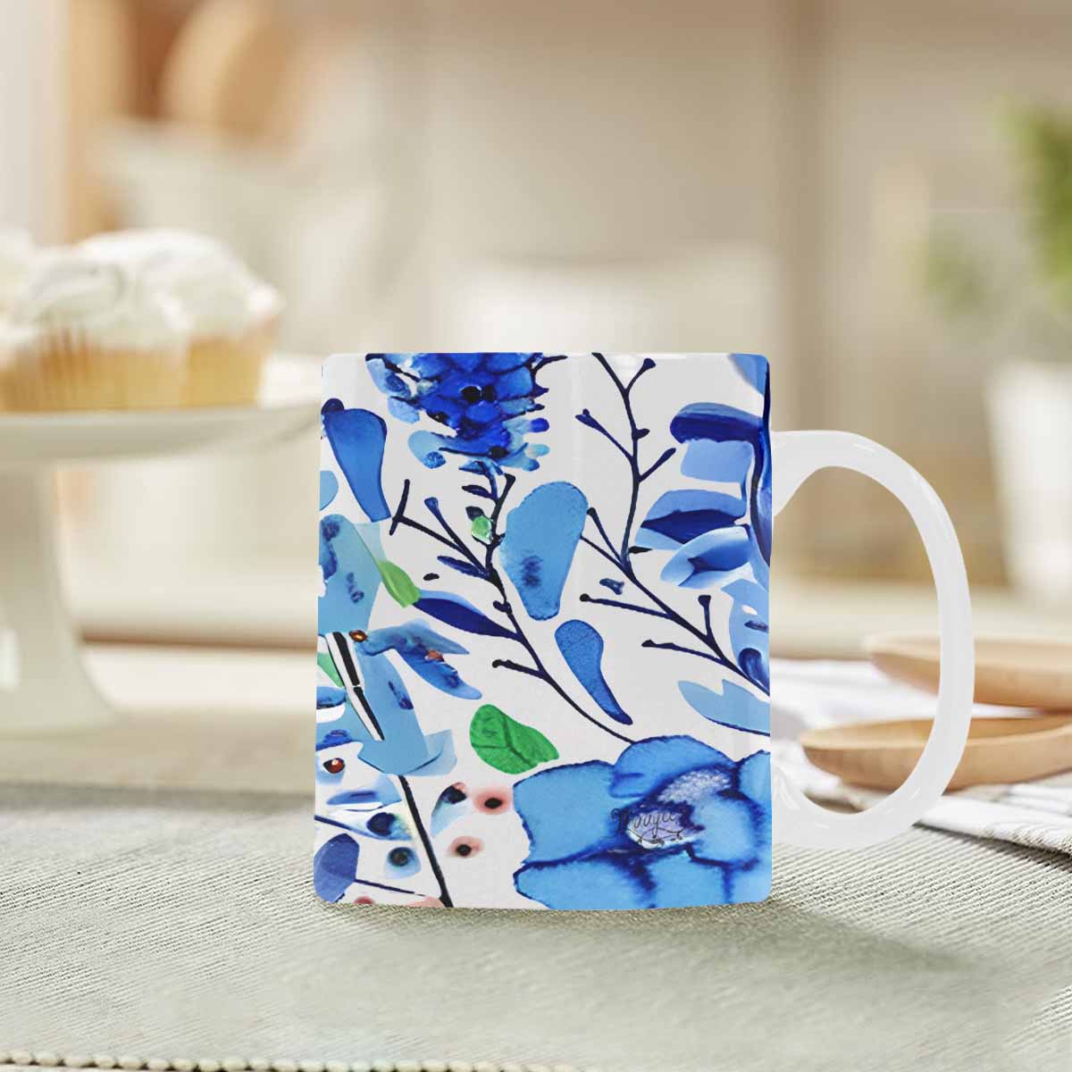 Quality Mug, coffee mug, tea cup, Bright florals, Set 1A, Design 32