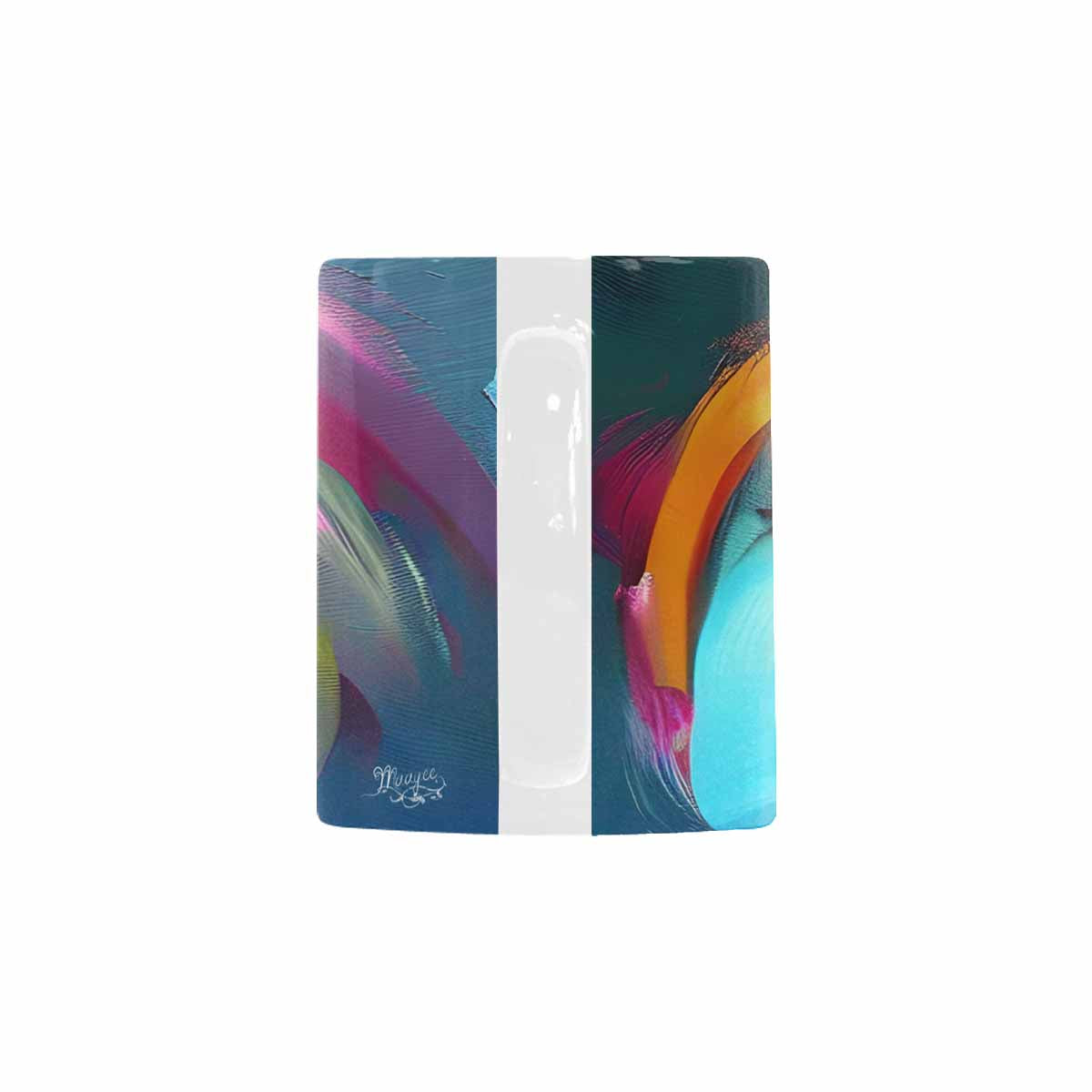 USA, Color Coffee Mug, tea cup, caucasian Face, design 22