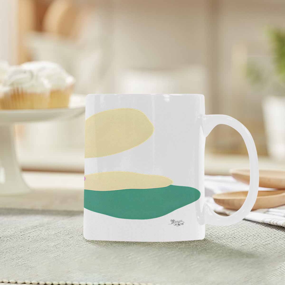 Quality Mug, coffee mug, tea cup, Bright florals, Set 2, design 79