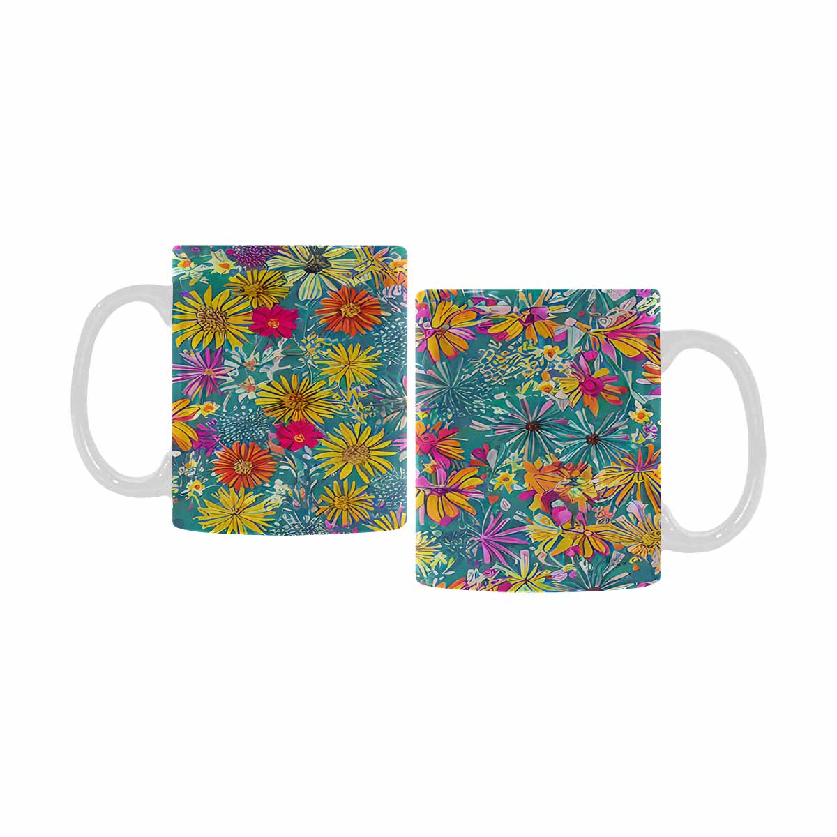 Quality Mug, coffee mug, tea cup, Set 1, Mixed Floral design 32