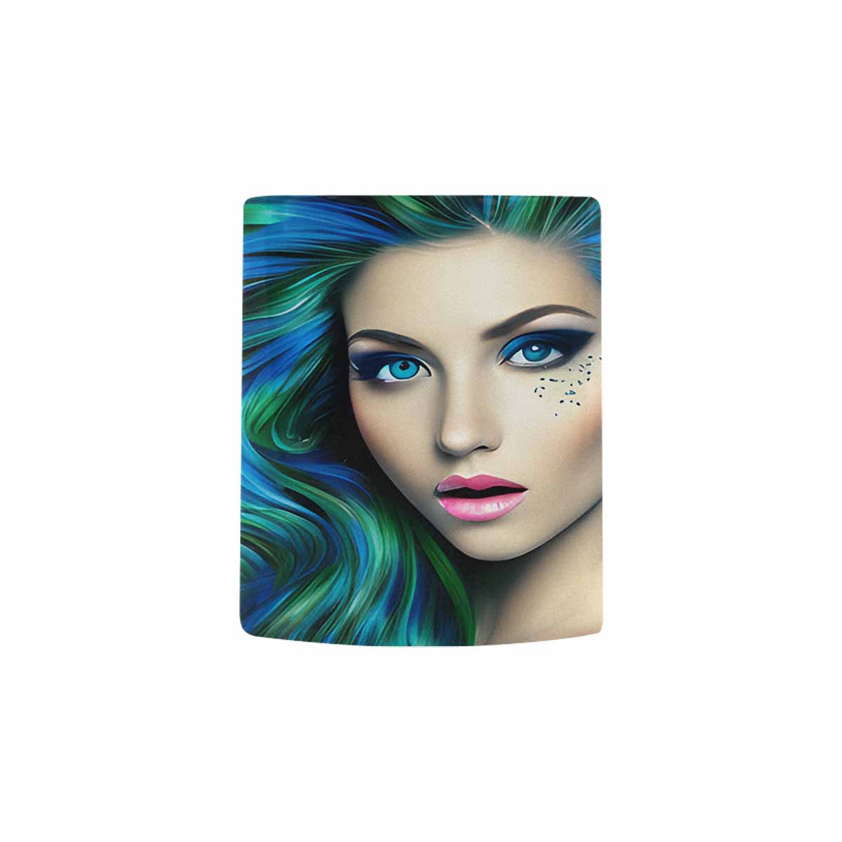 USA, Color Coffee Mug, tea cup, caucasian Face, design 30