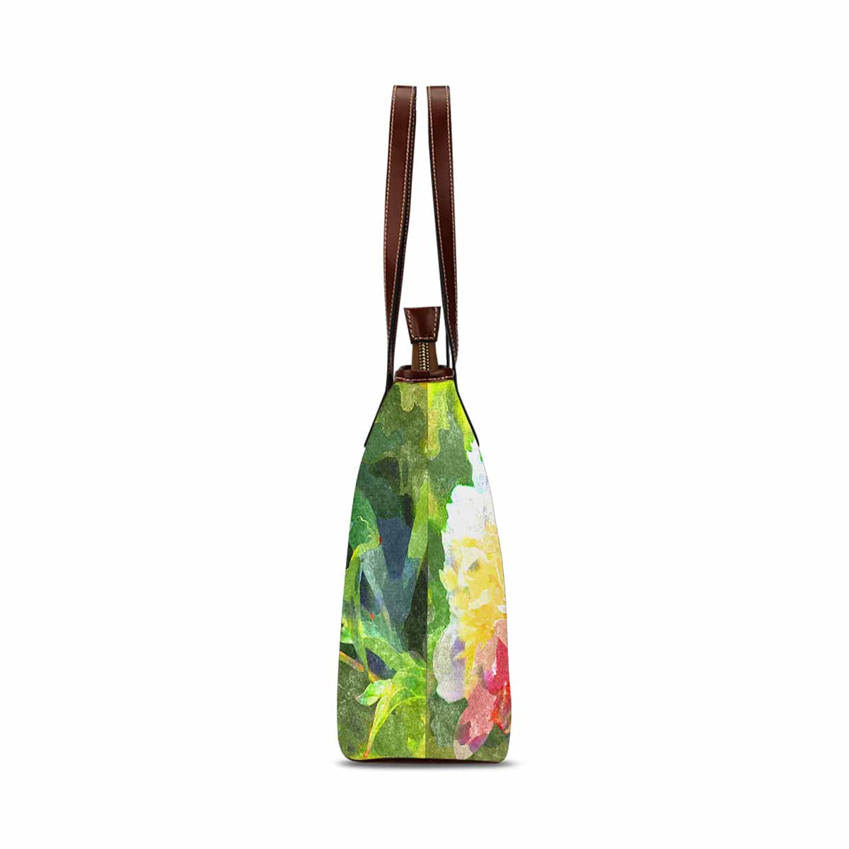 Classic Fabric handbag, watercolor floral, design 160