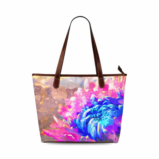 Classic Fabric handbag, watercolor floral, design 30