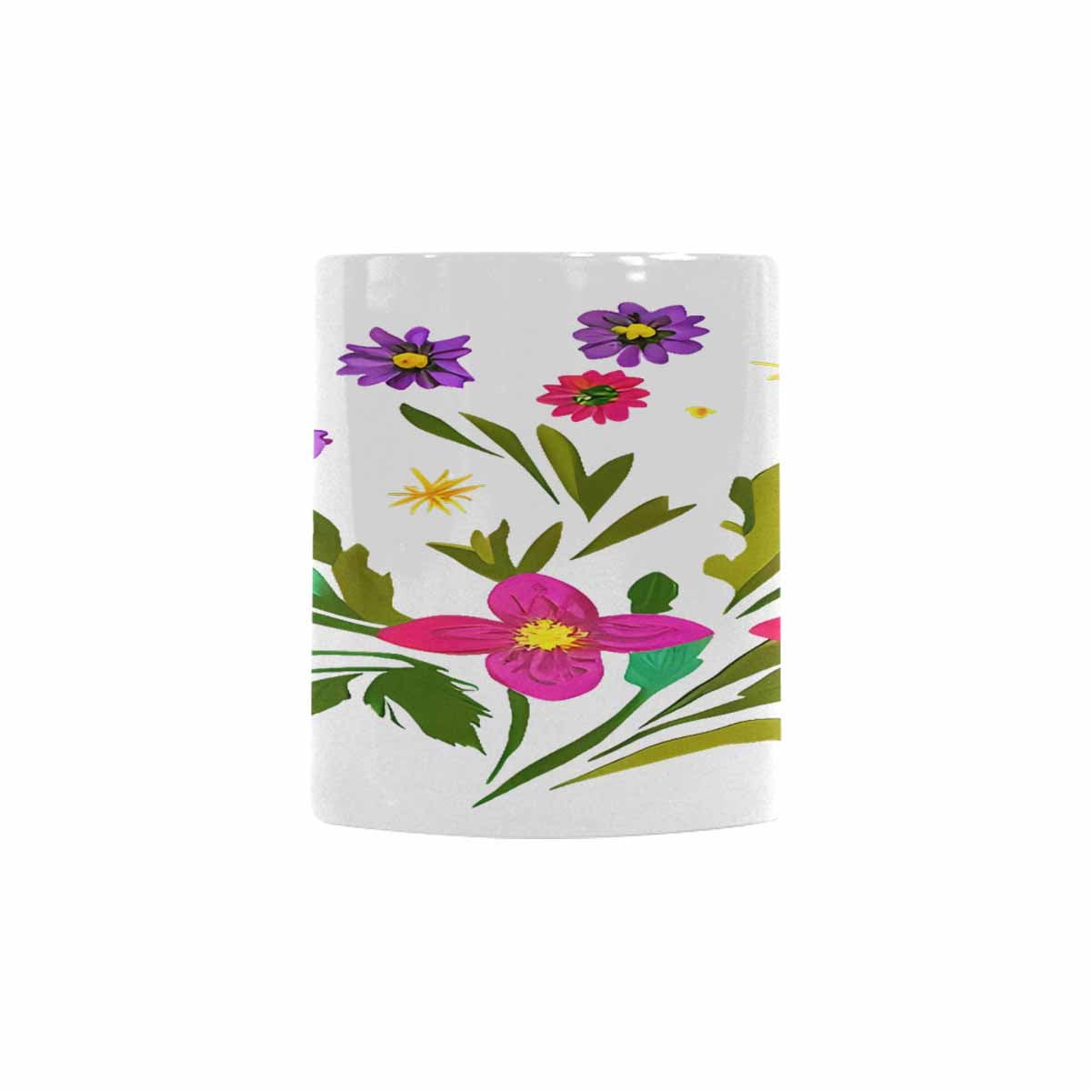 Quality Mug, coffee mug, tea cup, Bright florals, Set 2, design 74