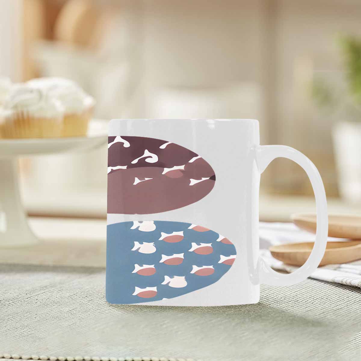 Quality Mug, coffee mug, tea cup, Bold Abstract, Set 1, design 57