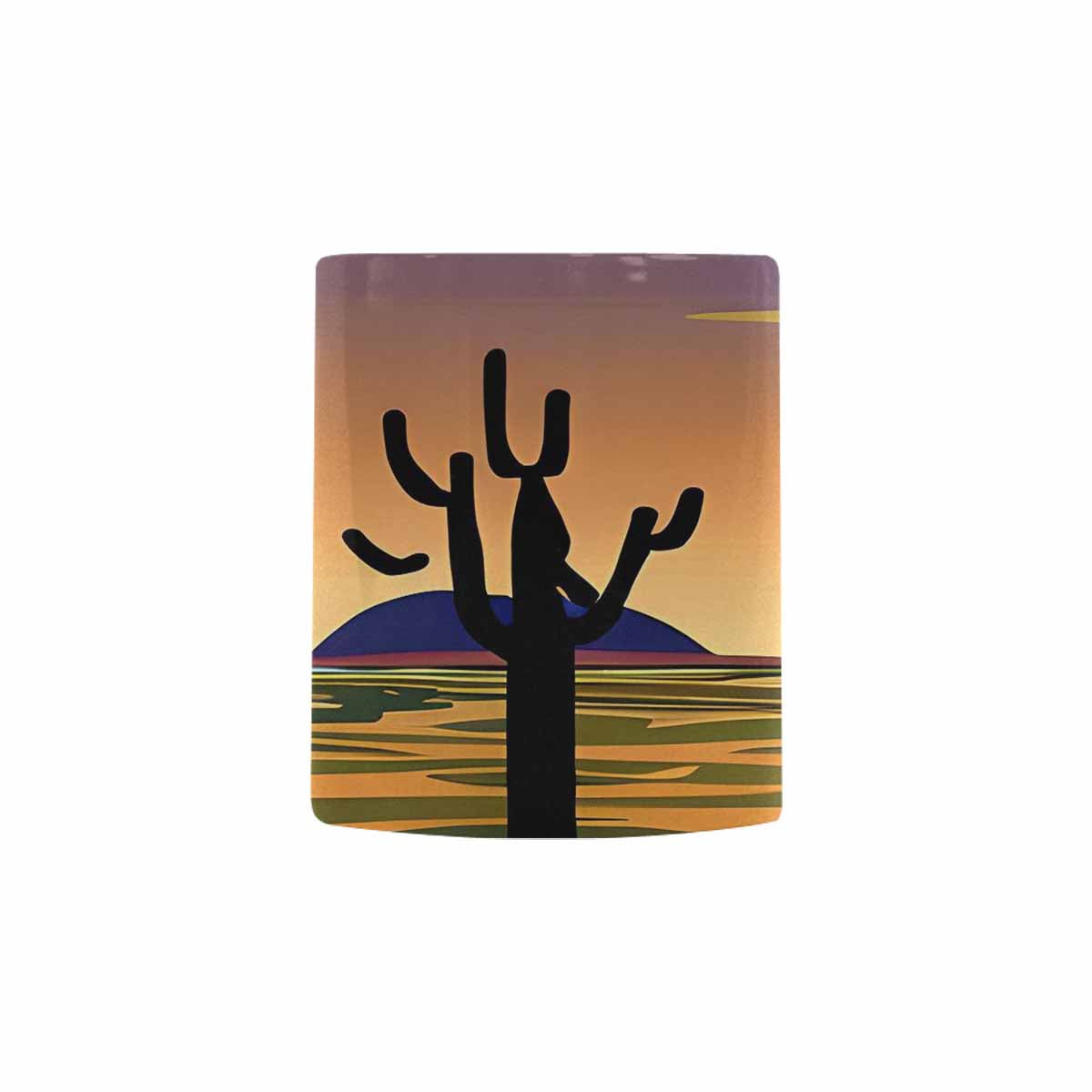 Coffee Mug, tea cup, desert scene, design 83