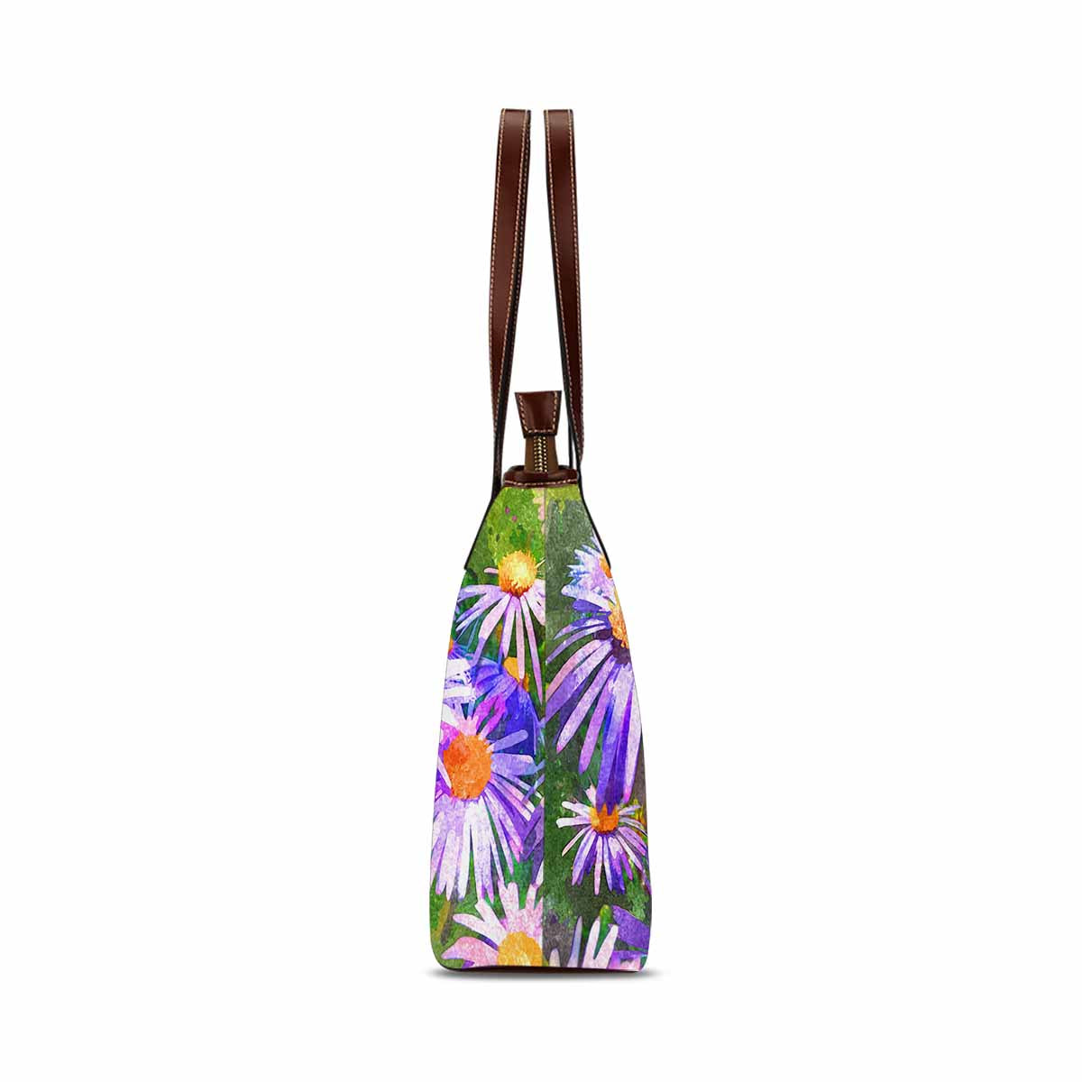 Classic Fabric handbag, watercolor floral, design 4